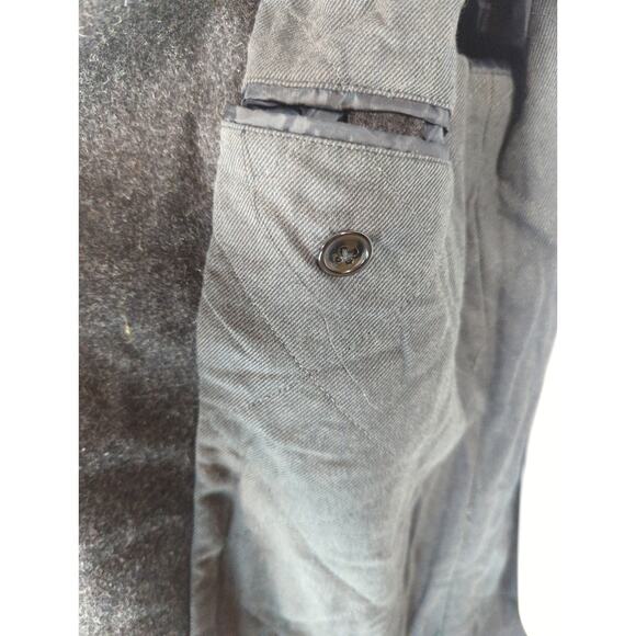 J. Crew 3M Thinsulate Black Wool Blend Coat Men's Small Casual Sweater Weather - Picture 6 of 10